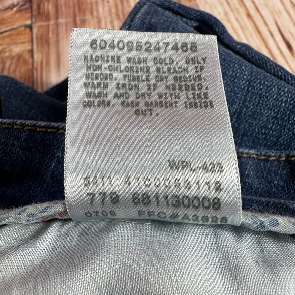 Levi's 545 SKINNY LEG Womens Size 10 Blue Mid Rise Jeans Denim Pants 31x30.5 - Picture 11 of 11